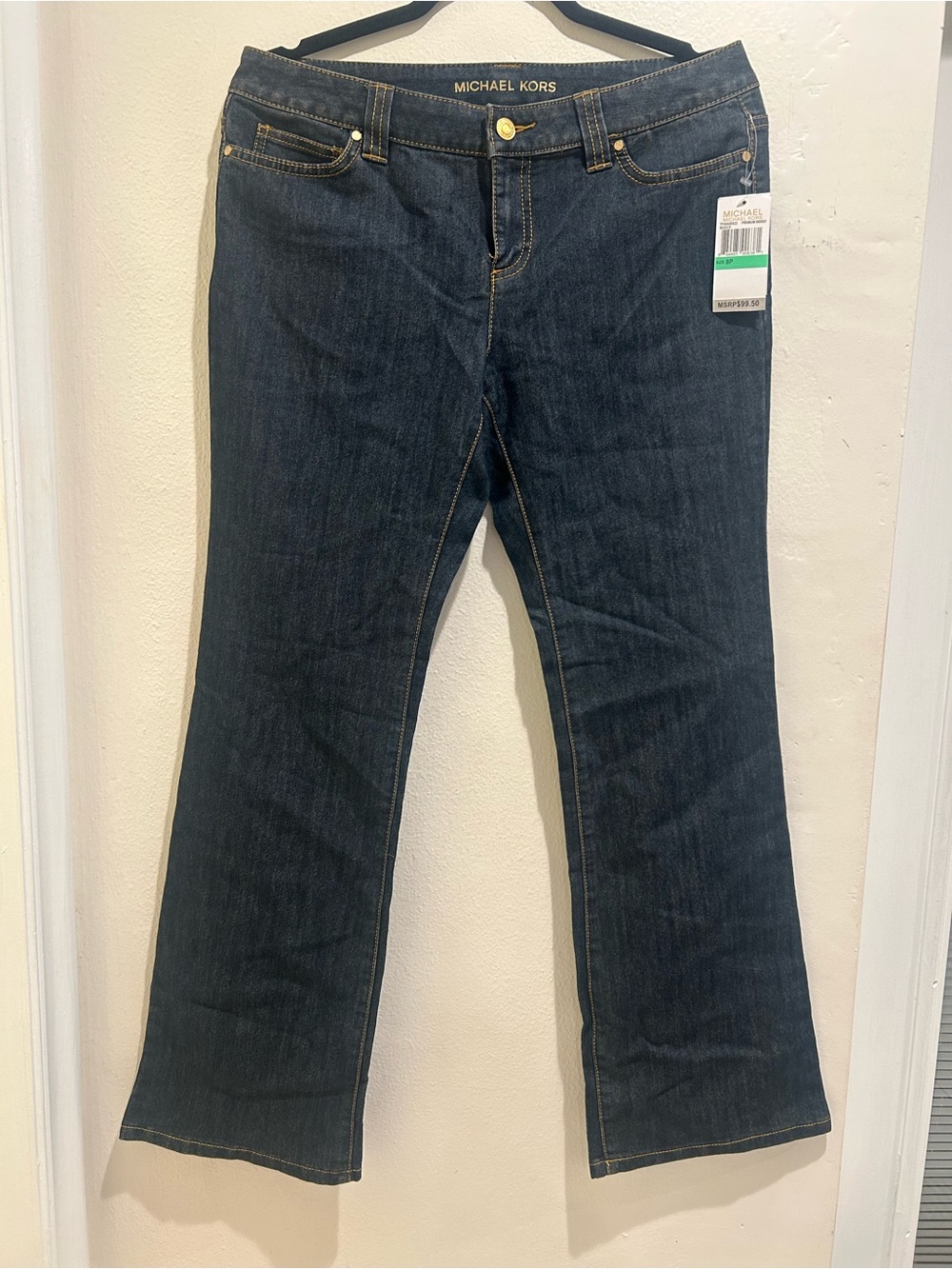 Michael Kors Dark Blue Flare Jeans
